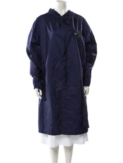 Pre-owned Prada Coat W/ Tags In Blue