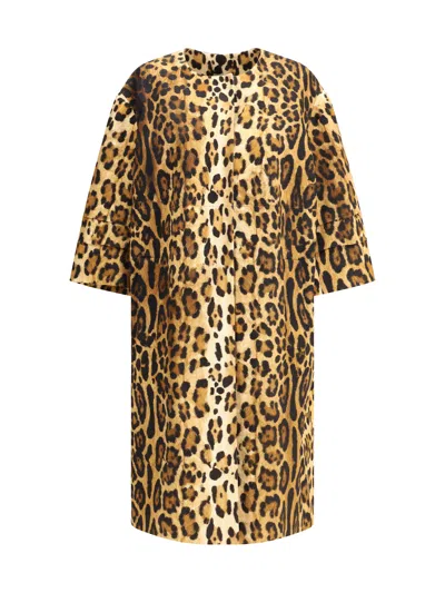 PRADA COAT WITH ANIMAL PRINT