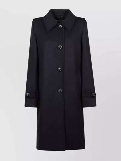 PRADA COAT WITH BUTTON DETAILING AND SIDE POCKETS
