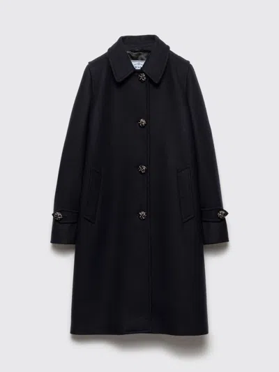 Prada Coat Woman  In Blue