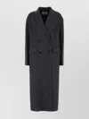 Prada Double-breasted Wool And Cashmere Coat In Black