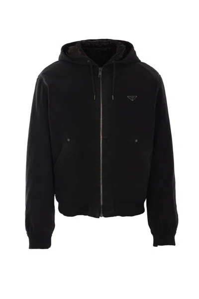 Prada Coats In Black