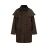 Prada Brown Polyamide Jacket In Brown