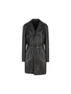 Prada Coats In Black