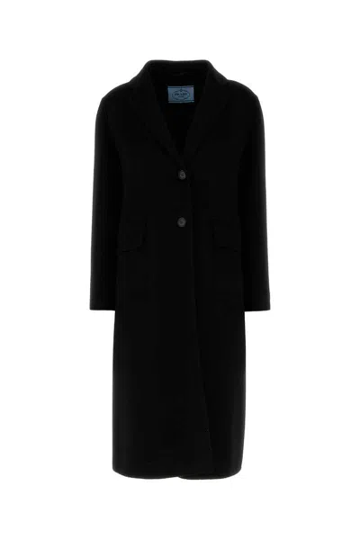 Prada Coats In Black
