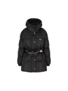 Prada Re-nylon Down Jacket In Black