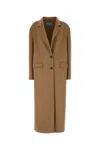 Prada Coats In Brown