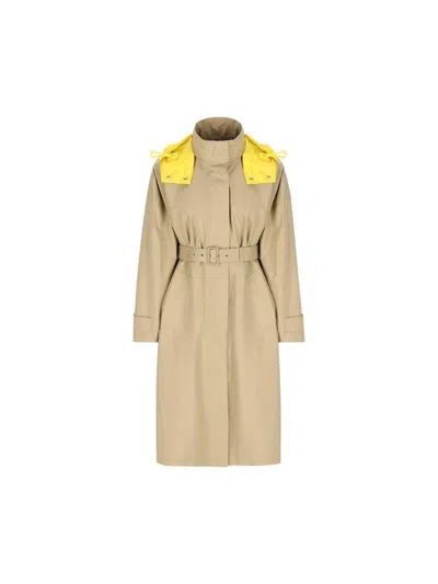 Prada Coats In Brown