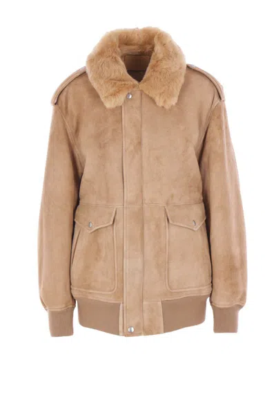 Prada Coats In Brown