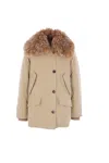 Prada Coats In Neutral
