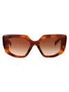 Prada Cognac Tortoise Acetate Sunglasses