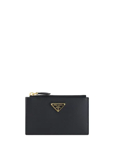 Prada Coin Purse In Black
