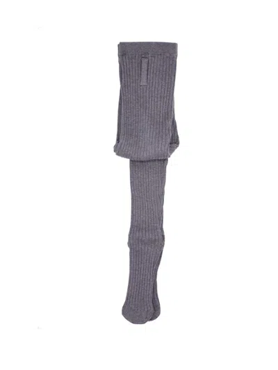Prada Collant Cotton In Gray