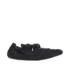 Prada Collapse Canvas Sneakers In Black