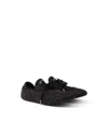 Prada Collapse Canvas Sneakers In Black