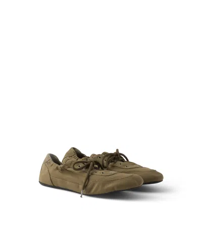 PRADA COLLAPSE CANVAS SNEAKER