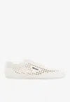 Prada White Logo Sneakers In Neutral