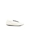 Prada Collapse Lace-up Sneakers In White