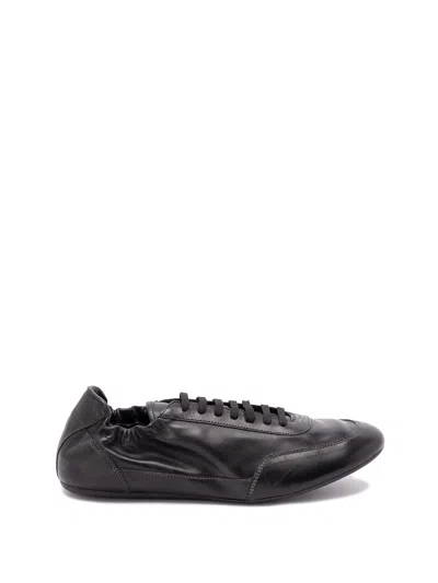Prada `collapse` Leather Sneakers
