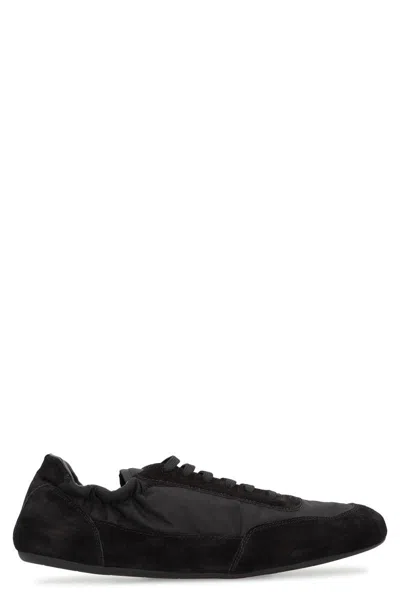 Prada Collapse Low-top Sneakers In Black