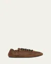 Prada Collapse Low-top Suede Sneakers