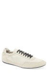Prada Collapse Mixed Media Low Top Sneaker In Avorio