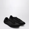 Prada Collapse Re-nylon And Suede Elasticized Sneakers In Black