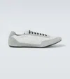 Prada Collapse Re-nylon And Suede Sneakers In Gray