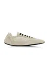 Prada Collapse Re-nylon Sneakers Aus Wildleder In Ivory