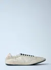 Prada Collapse Re-nylon And Suede Elasticized Sneakers In White