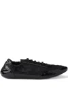Prada Collapse Re-nylon Sneakers In Black
