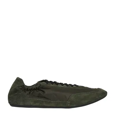 Prada Collapse Re-nylon Sneakers In Black