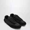 Prada Collapse Re-nylon And Suede Elasticized Sneakers In Black
