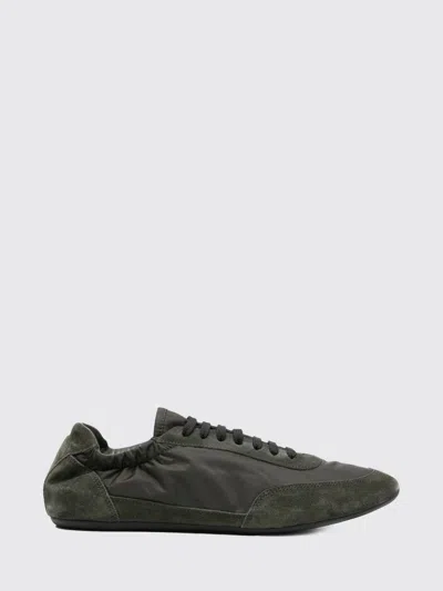 Prada Collapse Re-nylon And Suede Sneakers In Black