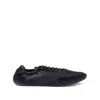 Prada Collapse Re-nylon And Suede Elasticized Sneakers In Black