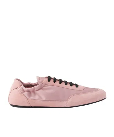 PRADA PRADA COLLAPSE LACE-UP SNEAKERS