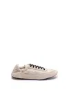 Prada Collapse Re-nylon Suede Sneakers In Beige