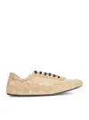 Prada Collapse Sneakers In Re-nylon And Suede In Brown