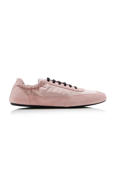 Prada Collapse Suede-trimmed Re-nylon Sneakers