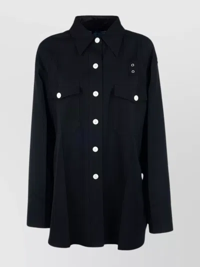 Prada Collared Front Pockets Long Sleeves Coat