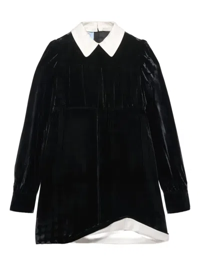 PRADA COLLARED MINI DRESS
