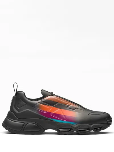 PRADA COLLISION CROSS LOW-TOP SNEAKERS