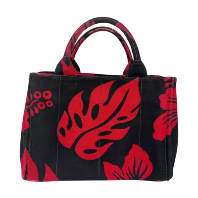 Pre-owned Prada Color Canvas Handbag Shoulder Bag () In Multi