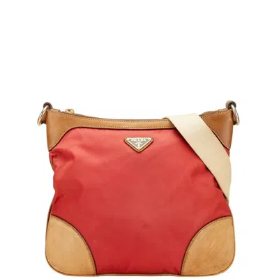 Pre-owned Prada Color Nylon Leather Shoulder Bag () In Multi
