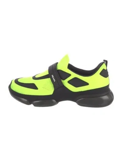 Pre-owned Prada Colorblock Pattern Sneakers In Multi