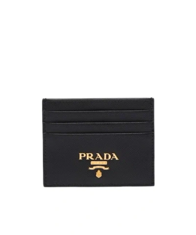 PRADA PRADA LOGO PLAQUE CARDHOLDER