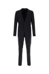 Prada Completo In Misto Lana Nera  Uomo In Black