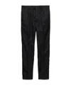 Prada Concealed-fly Trousers In Black