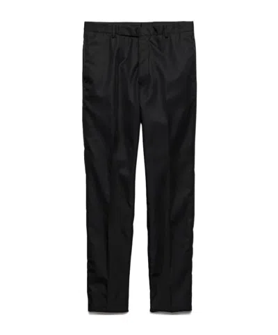 PRADA CONCEALED-FLY TROUSERS