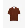 PRADA CONCEPTUAL-TRIANGLE COTTON POLO SHIRT